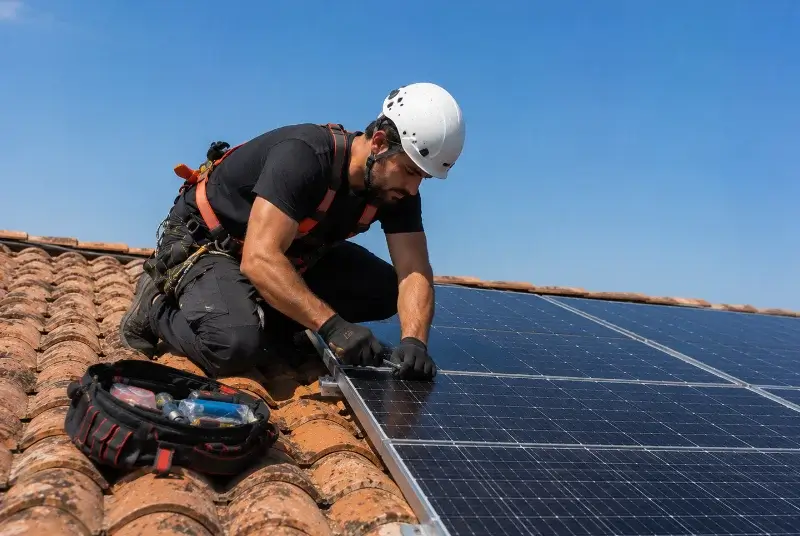 Maintenance et monitoring de panneaux solaires à la Ronde